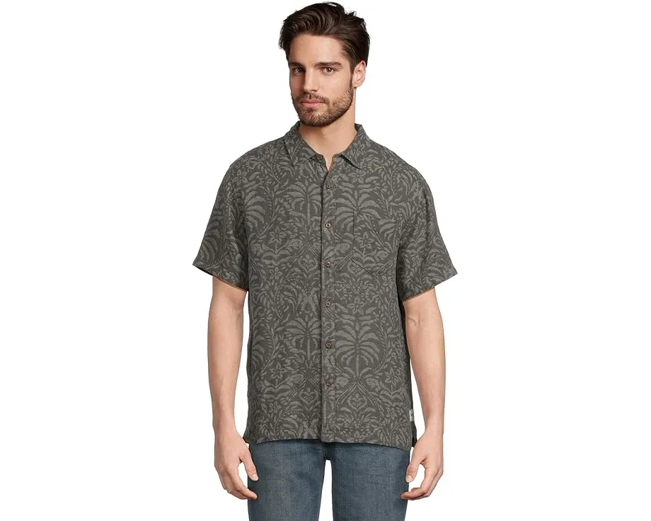 Рубашка Hurley Encinitas с коротким рукавом из льняной смеси