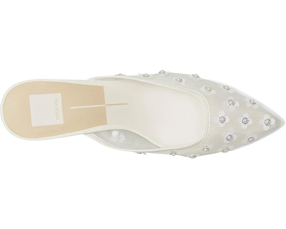 Туфли Clara Pearl с острым носком и декором из жемчуга