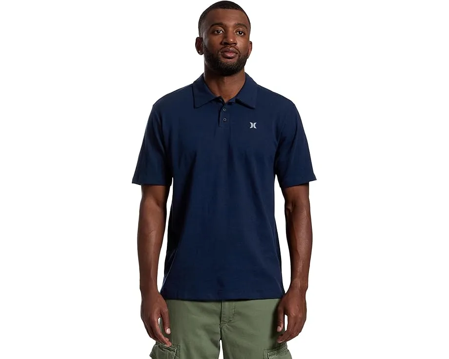 Polo Hurley Icon Slub с коротким рукавом и принтом на груди