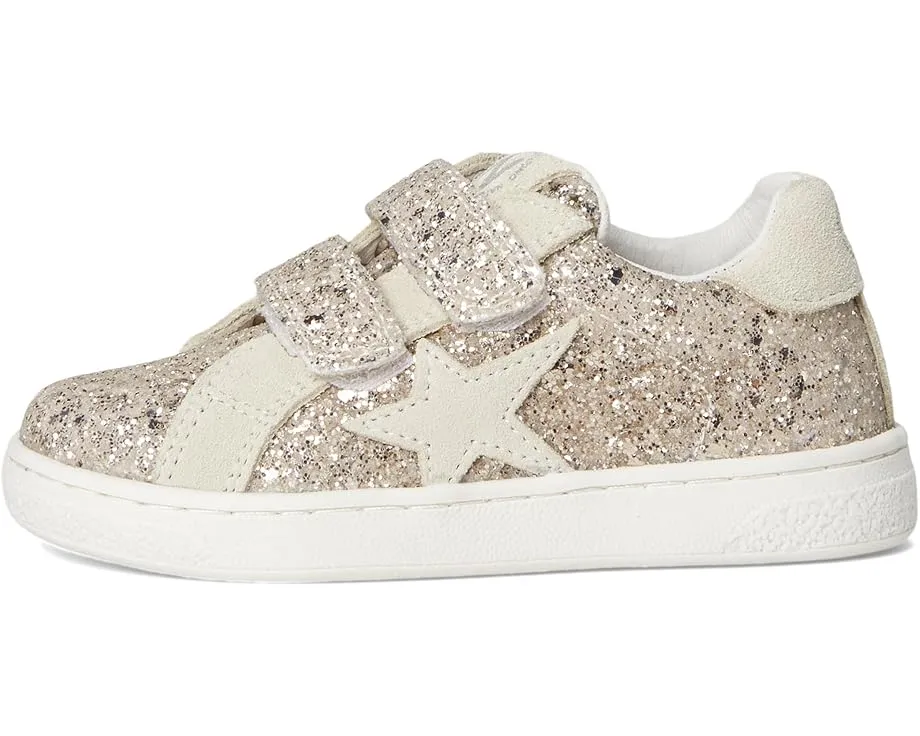 Детские кроссовки Naturino Pinn VL с блестящим верхом и дизайном со звездами