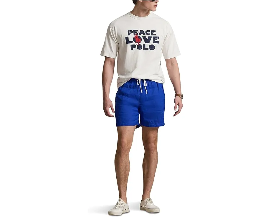 Футболка с принтом Peace Love Polo классического кроя Polo Ralph Lauren