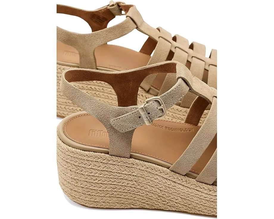 FitFlop Сандалии Platfforms Espadr. из замши в стиле рыболова