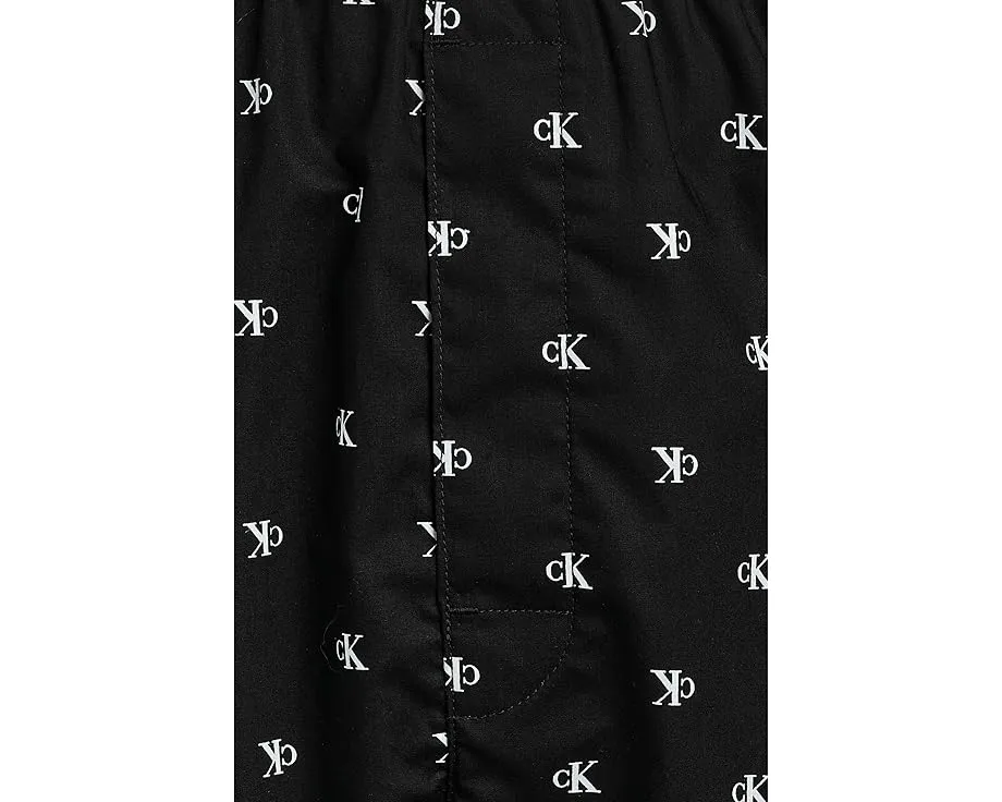 Боксеры Calvin Klein Underwear Cotton Poplin с полосатым принтом