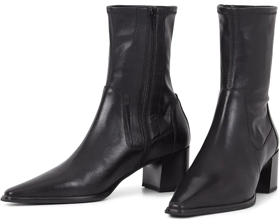 Ботильоны Giselle Leather Stretch Booties Vagabond Shoemakers с каблуком