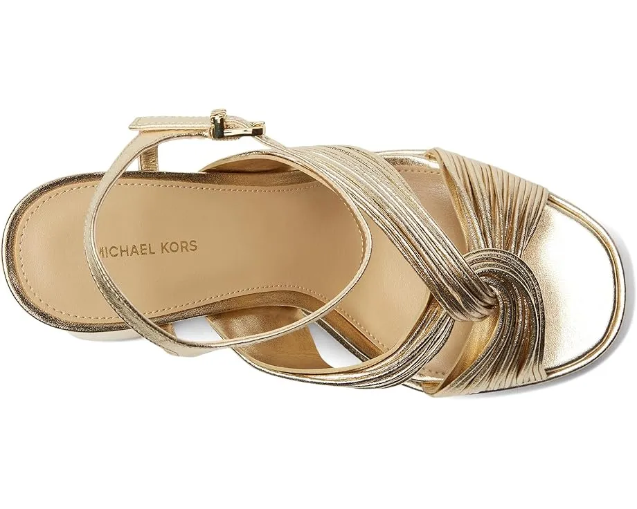 Сандалии Alessia на высокой платформе с ремешками и обернутым каблуком