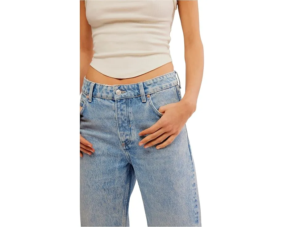 Джинсы Free People Deep Trance с низкой посадкой и свободным кроем