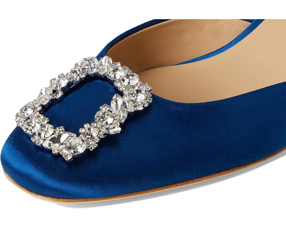 Босоножки Badgley Mischka Vivia на квадратном каблуке с ремешком на щиколотке и кристаллами