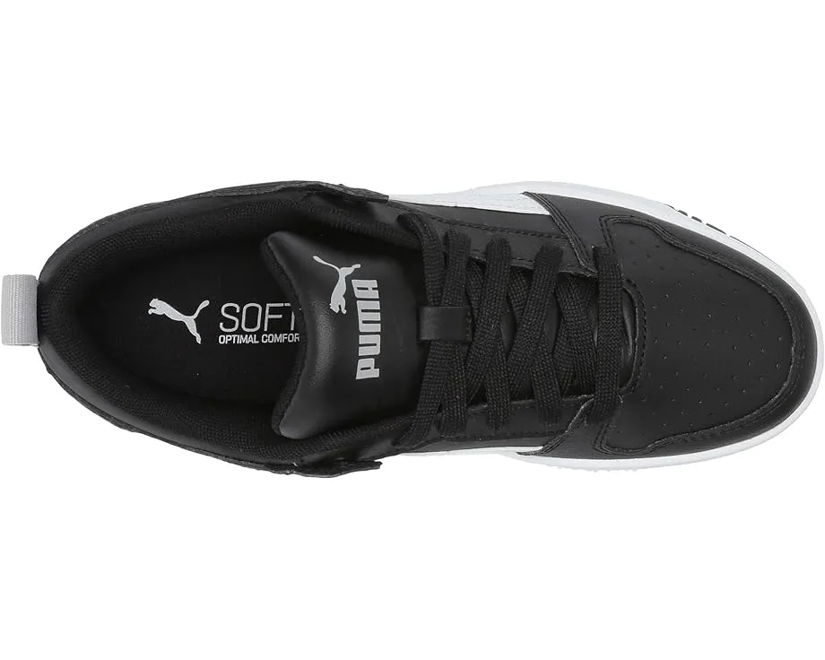 Кроссовки Puma Kids Rebound Layup Lo из кожзама для детей