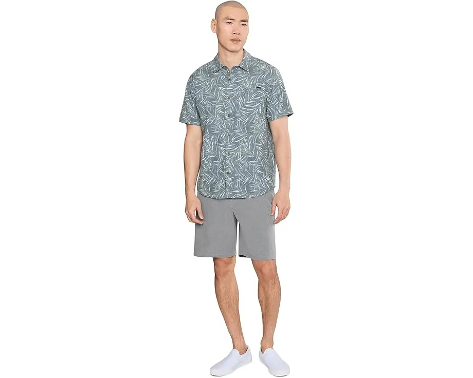 Hurley Newport Stretch Рубашка с коротким рукавом и эластичной тканью