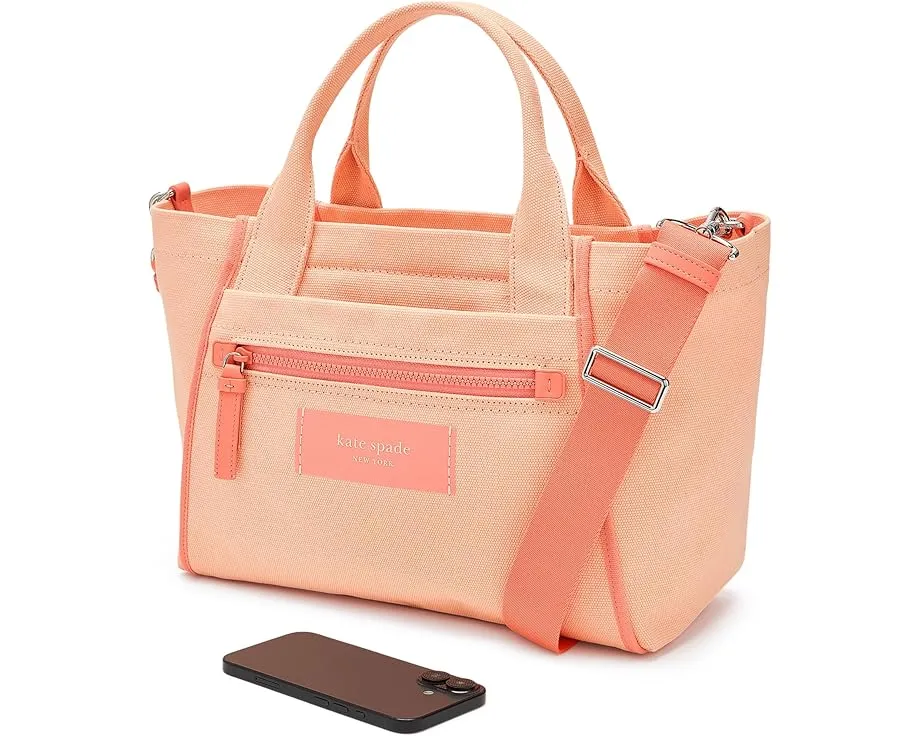 Сумка-тоут Kate Spade New York Dash Canvas с передним карманом на молнии