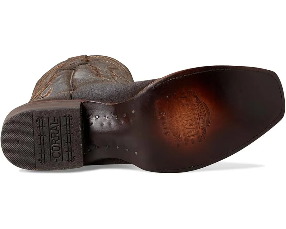 Сапоги Corral C4175 до середины икры с квадратным носком и вышитым голенищем