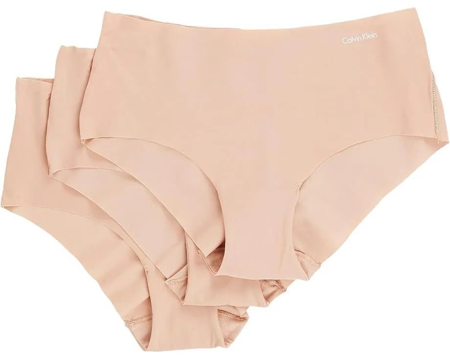 Трусы-хипстеры Calvin Klein Invisibles 3-Pack с полным покрытием