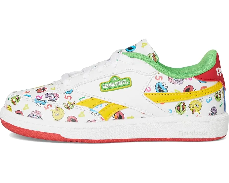 Кроссовки Reebok x Sesame Street Club C Revenge для детей с текстильной подкладкой