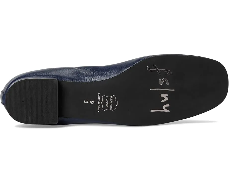 Туфли French Sole Jodie на каблуке с отделкой из рафии