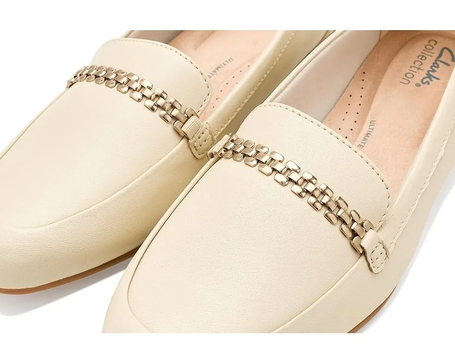 Лоферы Clarks Juliet Mia с квадратным носком и низким каблуком из кожи