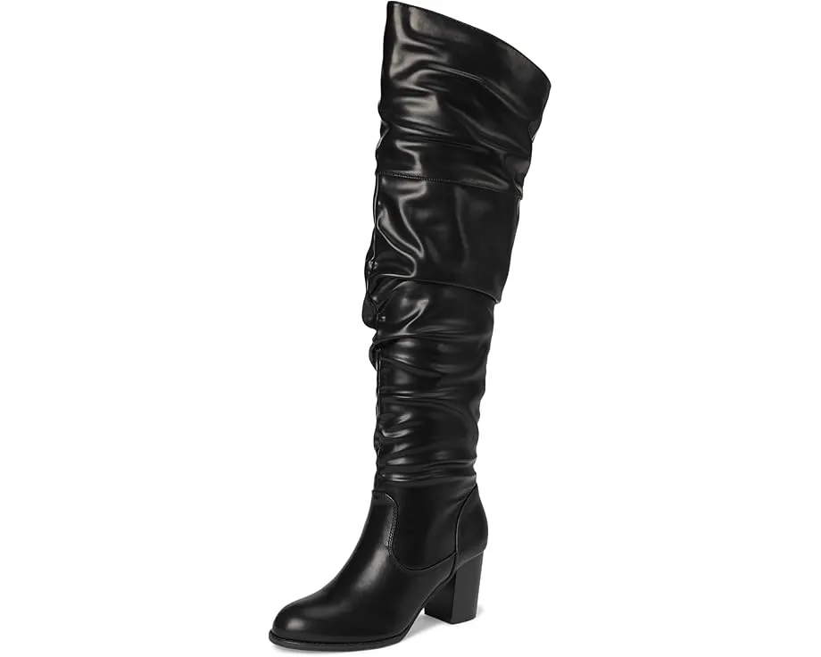 Journee Collection сапоги Kaison с плиссировкой и высоким голенищем