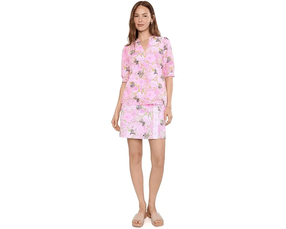 Lilly Pulitzer топ Brinelle с разноцветным цветочным принтом