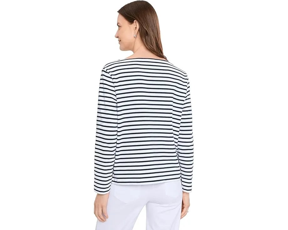Топ Lilla P Easy Boatneck с лодочкой и полосками