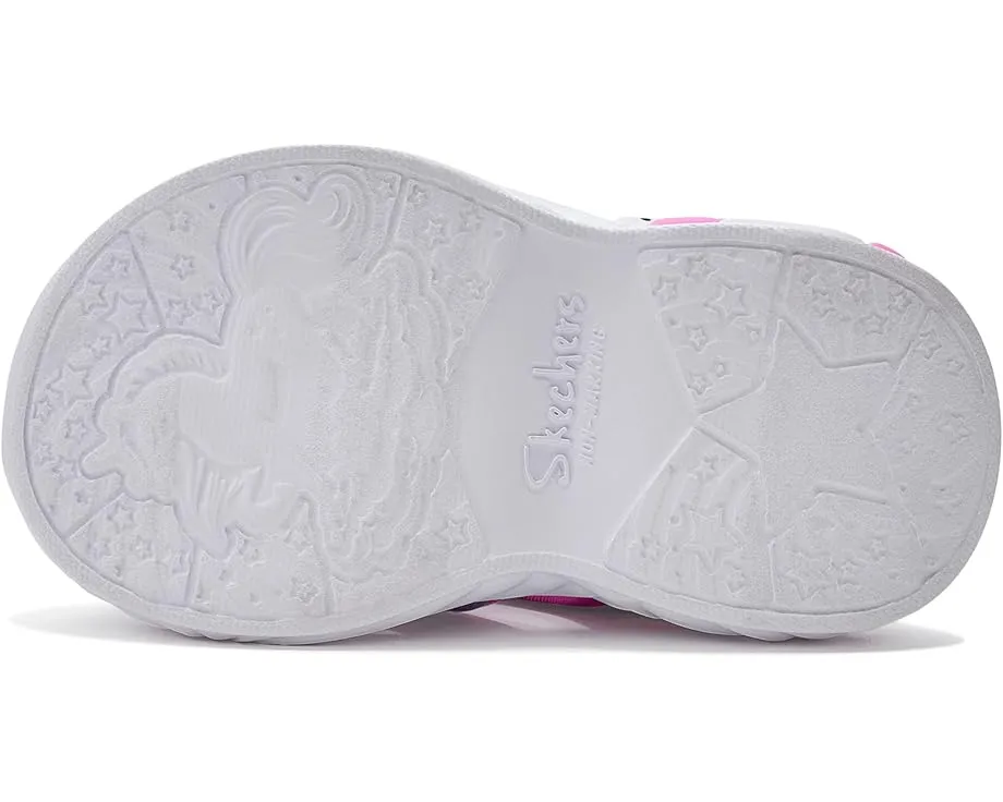Детские сандалии SKECHERS KIDS Unicorn Dreams с подсветкой для малышей