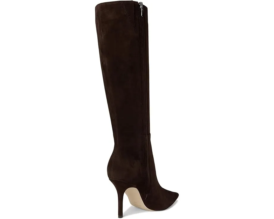 Ботильоны Nine West Gerty из замши темно-коричневого цвета на каблуке