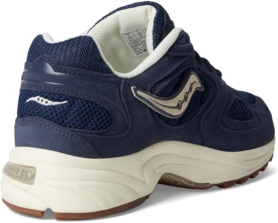Кроссовки Saucony Grid Jazz 9 с сетчатым верхом и замшевыми вставками