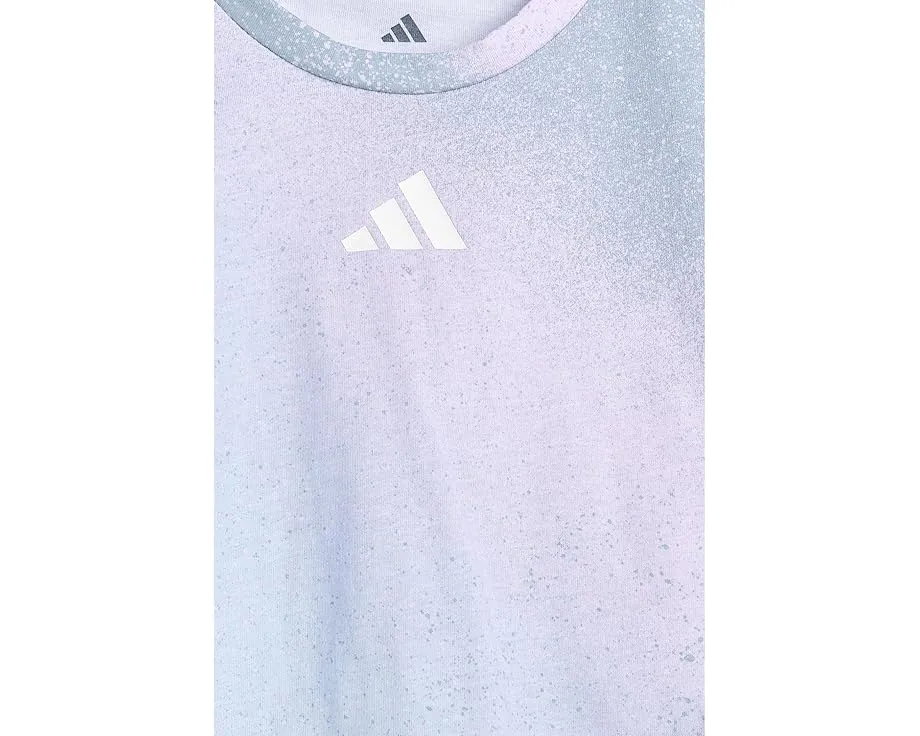 Детский комплект adidas Kids из футболки и юбки-шорт с принтом