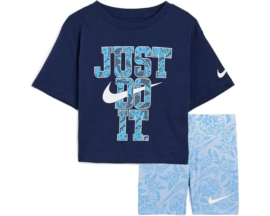 Велосипедные шорты Lace It Up с топом от Nike для малышей