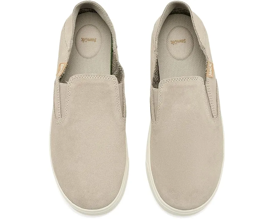 Кеды Sanuk Tydal Slip-On Leather замшевые