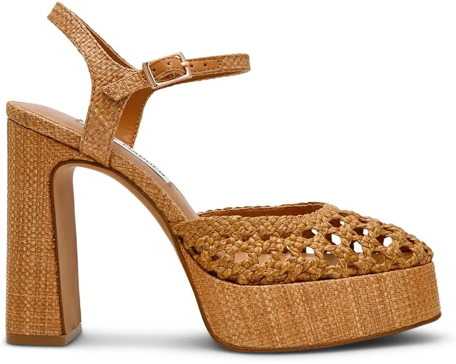 Босоножки Steve Madden Lexie на платформе с плетеным верхом из рафии
