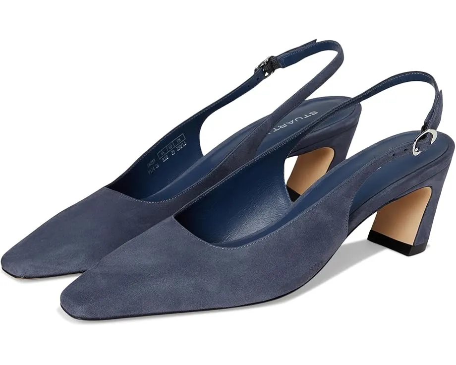 Босоножки Stassi Slingback 50 Stuart Weitzman с квадратным носком