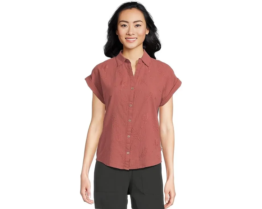 Рубашка Royal Robbins Oasis с коротким рукавом и вышивкой