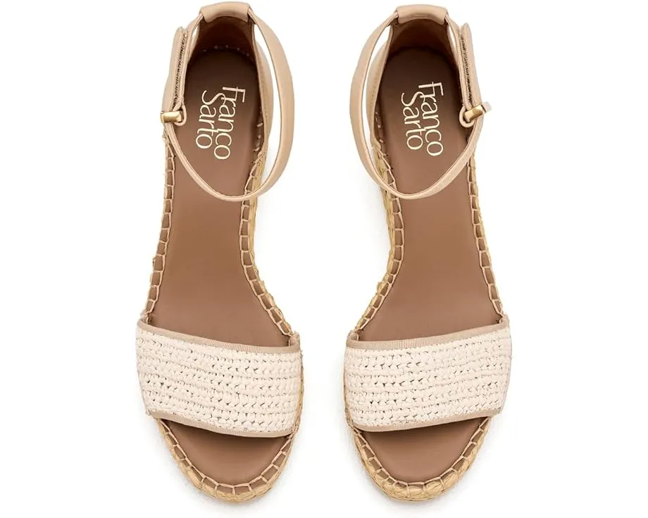 Эспадрильи L-Clemens9 на танкетке из джута с ремешком Franco Sarto