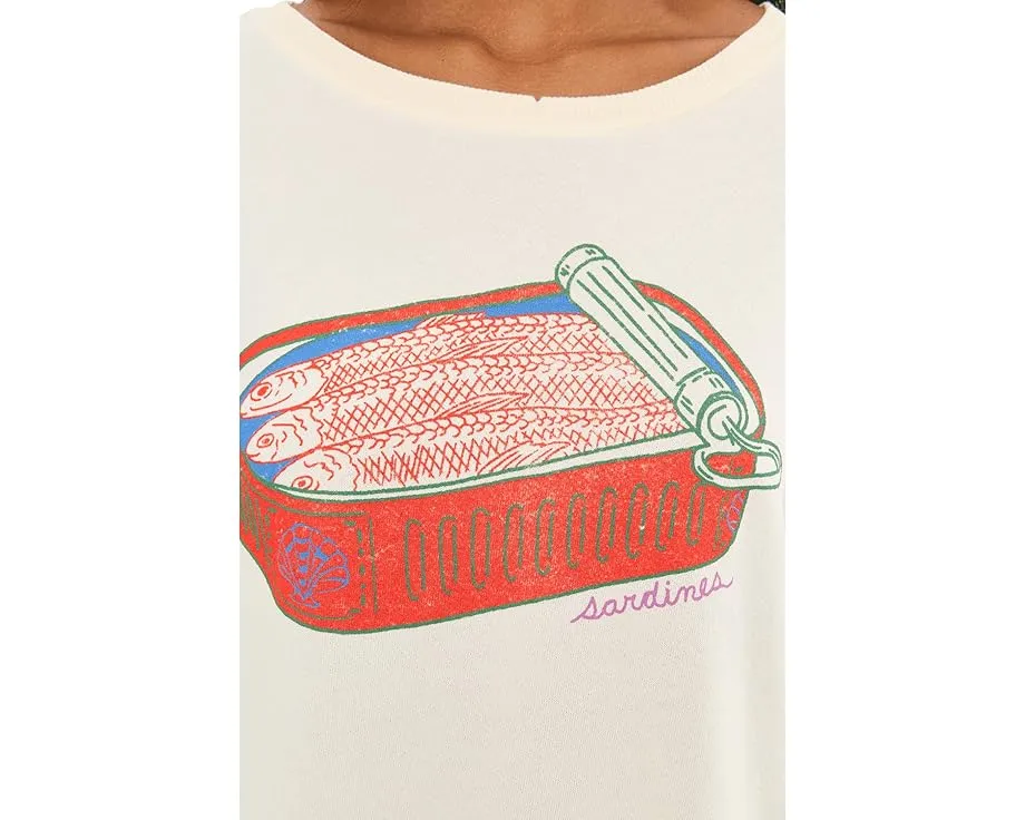 Свитер Free People Graphic Camden с принтом и удлиненным низом