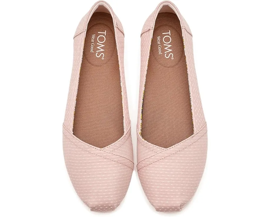 Балетки TOMS Alpargata Ballet с V-образным мысом и стелькой с памятью формы