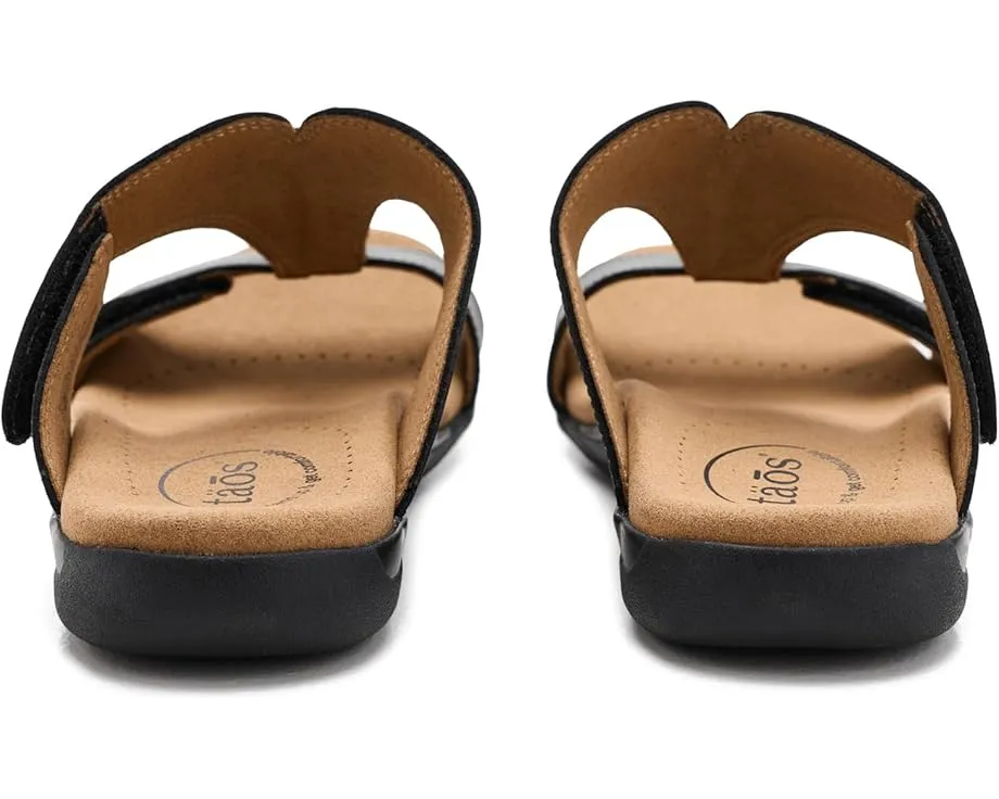 Сандалии Taos Footwear Slide Show с итальянской кожей и поддержкой свода стопы