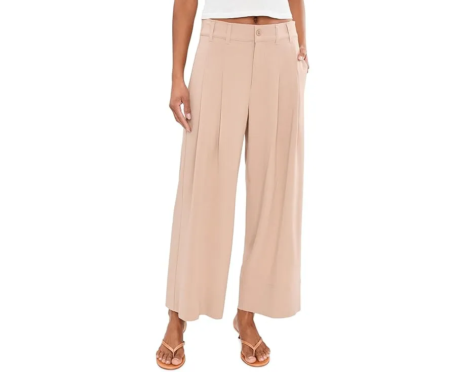 Liverpool Los Angeles брюки High-Rise Pleated Wide Leg с зауженным низом и складками