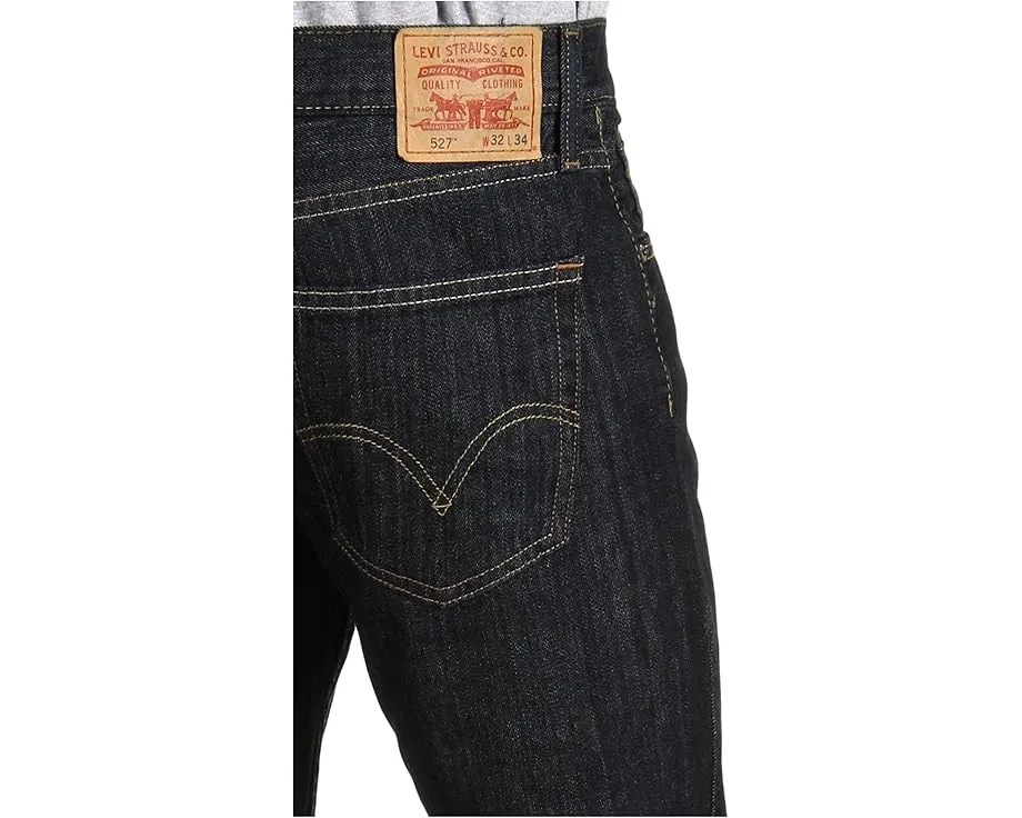 Levi's 527 Slim Bootcut джинсы с зауженным кроем и расклешенными штанинами