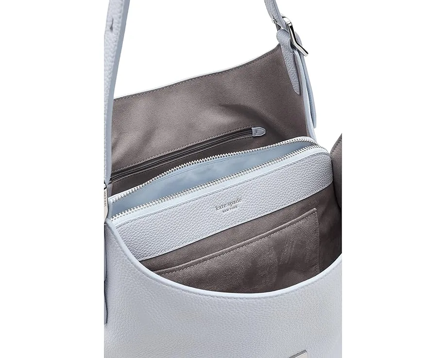 Большая плечевая сумка Kate Spade New York Deco из тисненой кожи
