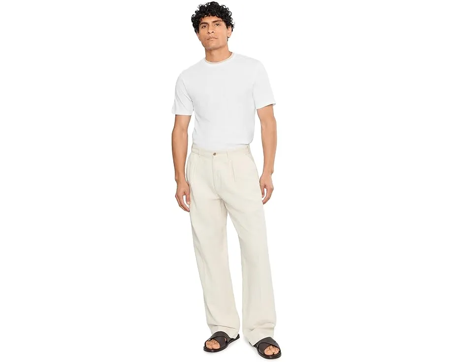 Loose Knit Double Collar Short Sleeve Crew