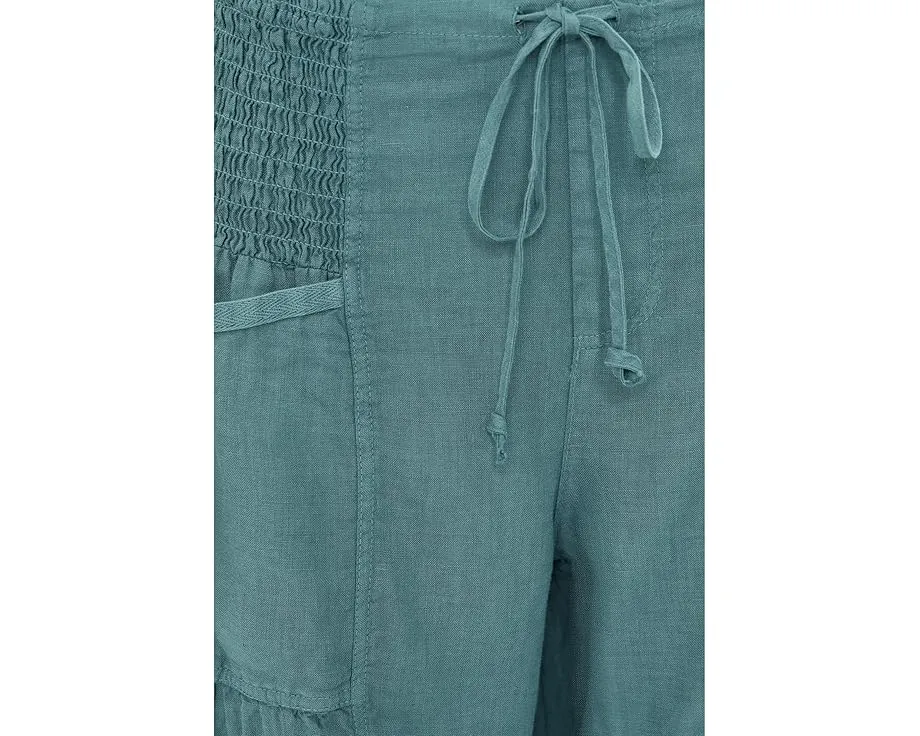 Широкие льняные брюки Coleson со шнурком на поясе от XCVI