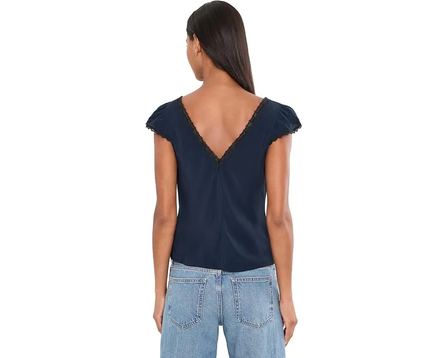Топ Layton с V-образным вырезом из вискозы Madewell