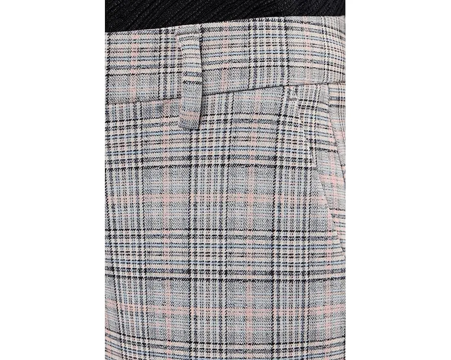 Брюки Liverpool с завышенной талией Kelsey Mid-Rise длиной 29 дюймов (73.66 см) из ткани glen plaid
