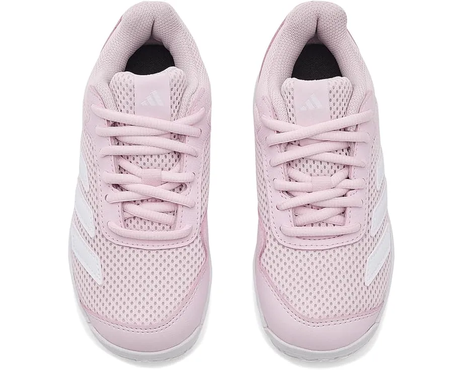 Adidas Courtflash Tennis детские кроссовки розовые с белым