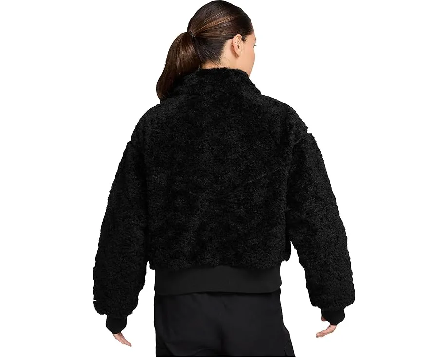 Куртка-бомбер Nike Sportswear Essential Fur с искусственным мехом