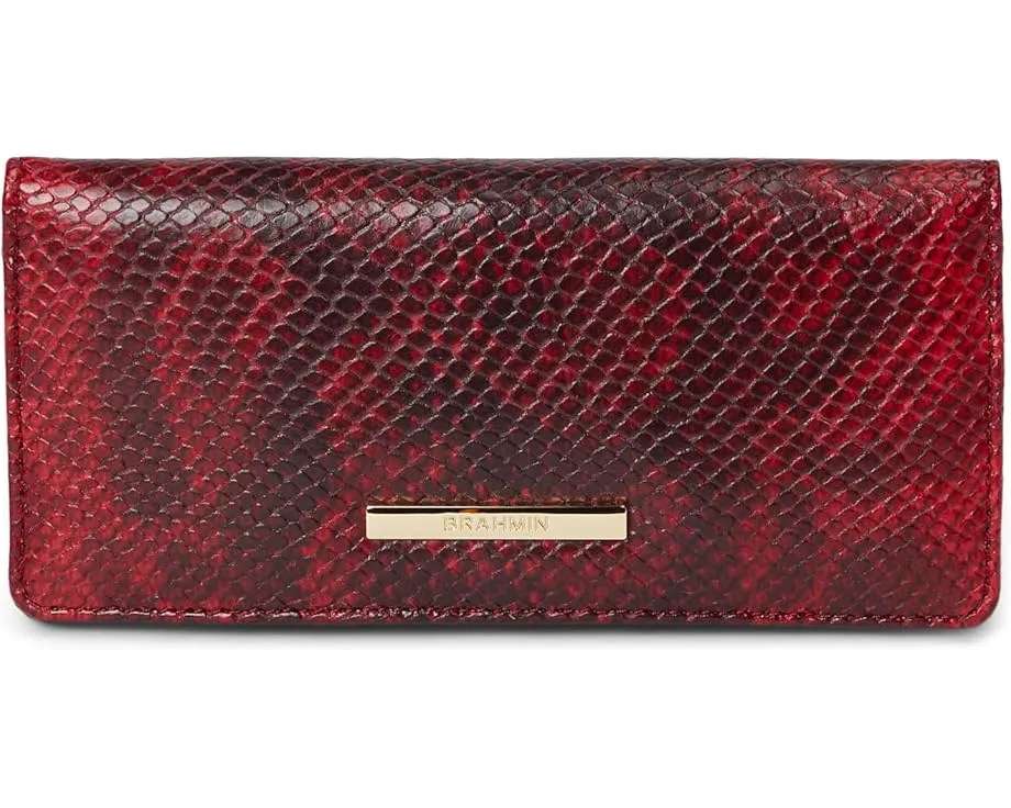 Кошелек Brahmin Ady из тисненой кожи с множеством отделений для карт