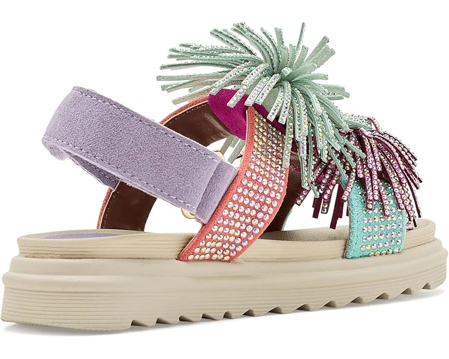 Детские сандалии Kurt Geiger London Orson Fringe с помпонами на мягкой коже