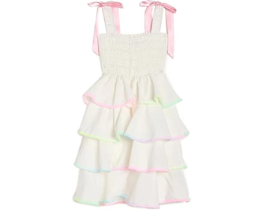 Платье Rainbow Tiered Bow от Lola and The Boys для малышей