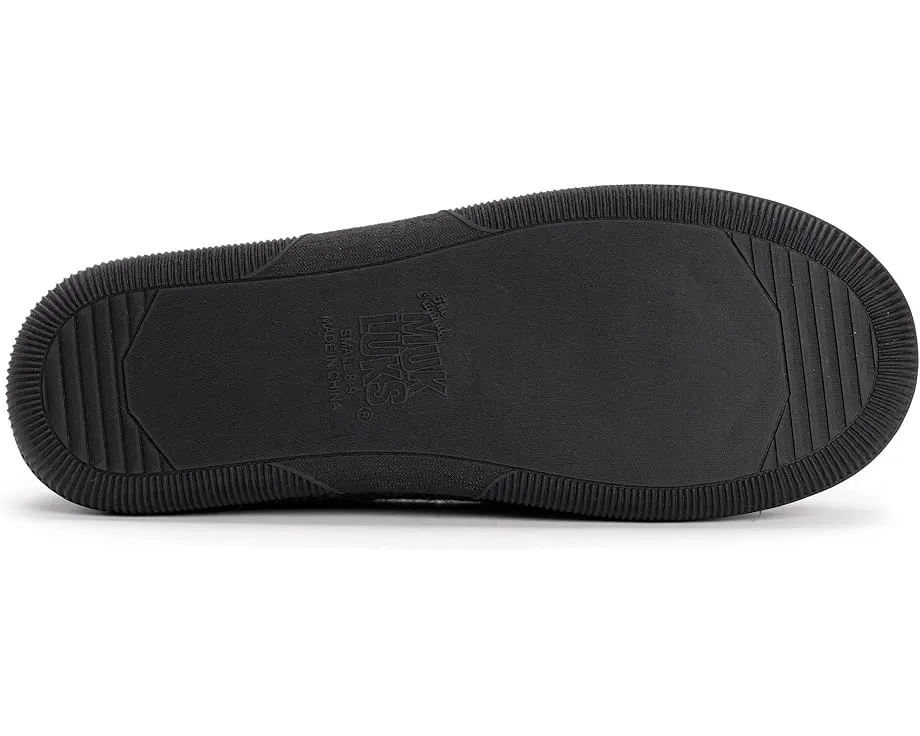 Тапочки мокасины MUK LUKS из искусственного замша