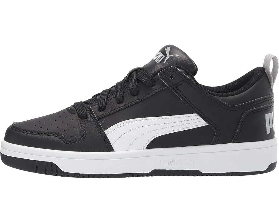Кроссовки Puma Kids Rebound Layup Lo из кожзама для детей