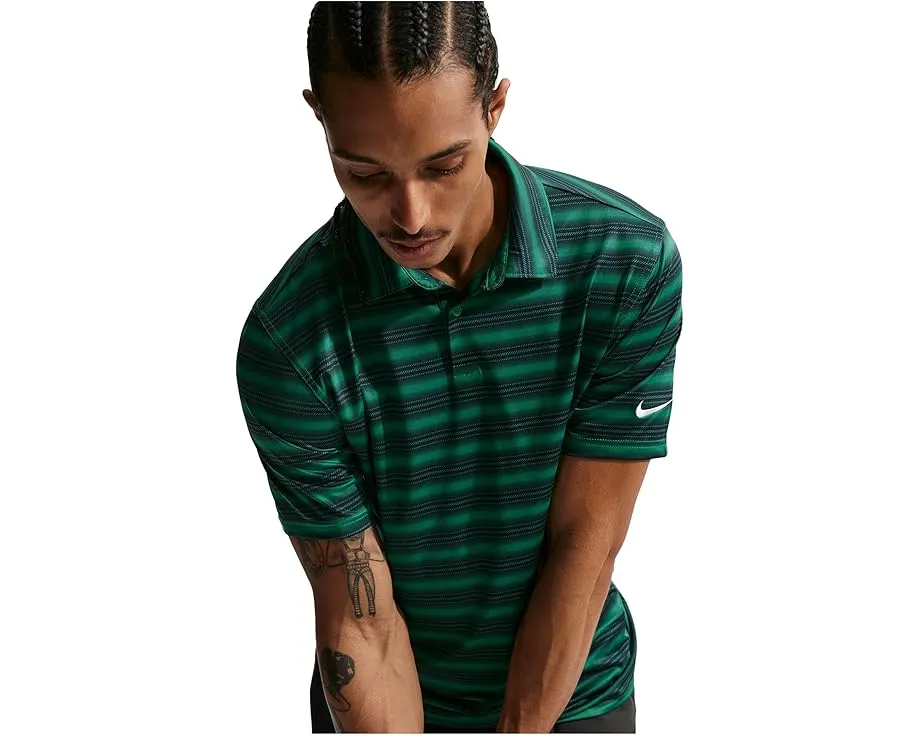 Пижамная рубашка Nike Dri-FIT Good Polo с коротким рукавом и полосками